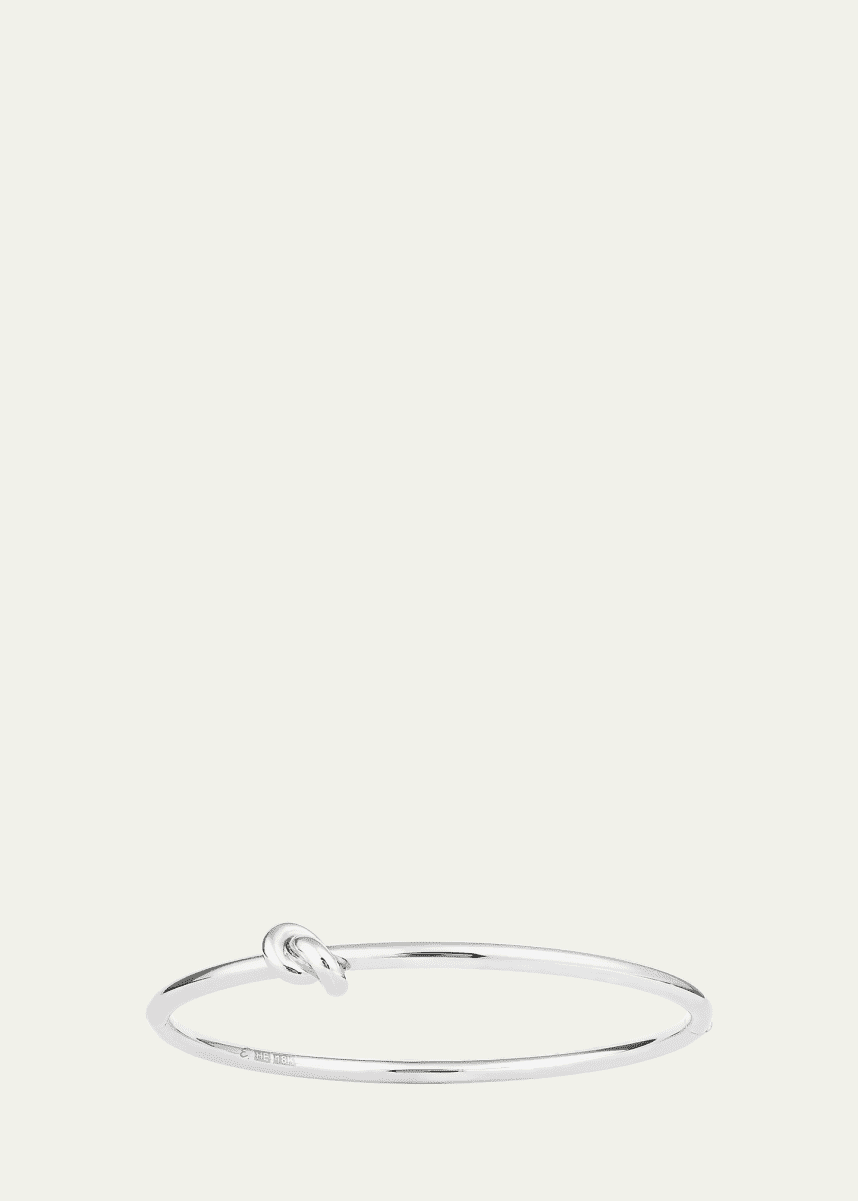ENGELBERT The Legacy Knot Bracelet in 18K White Gold