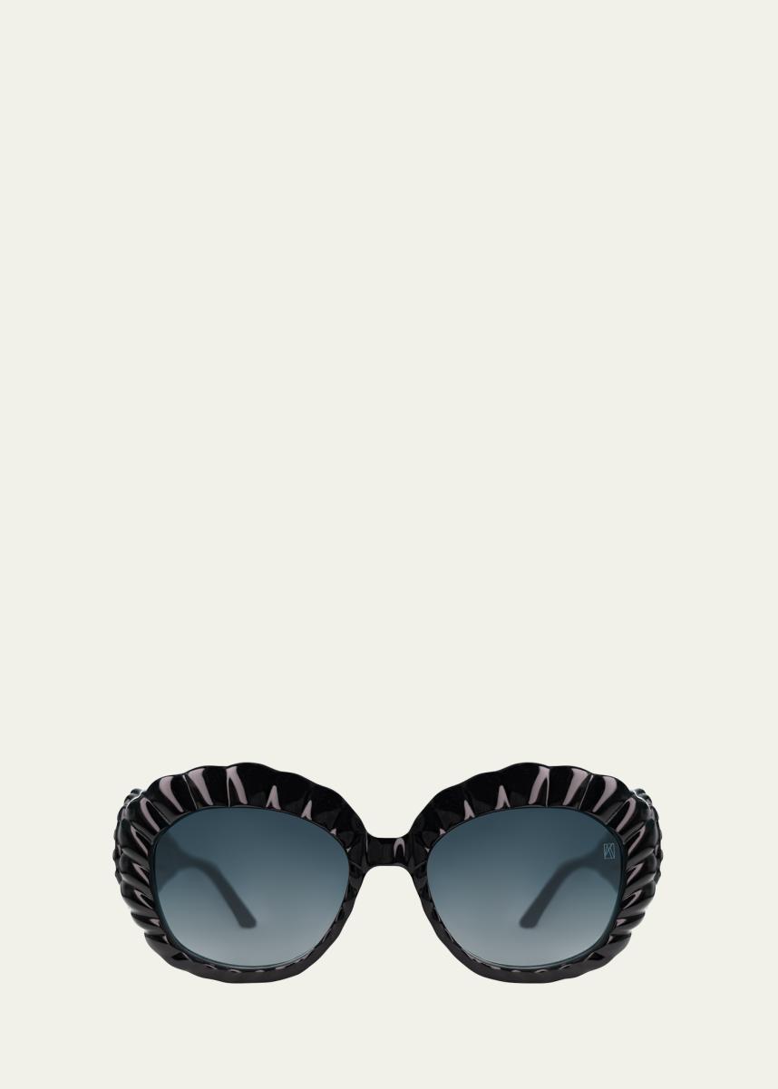 Anna-Karin Karlsson Sunglasses Shade Of Sirens Black 52/18/142 - NWT ANNA-KARIN KARLSSON Shade Of Sirens Sunglasses | Black  main image 2