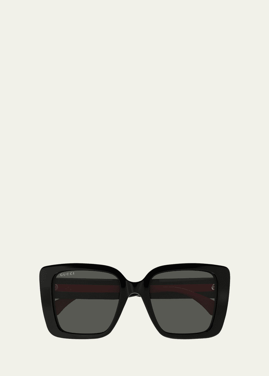Gucci Recycled Acetate Rectangle Sunglasses
