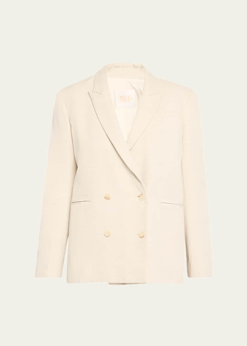 TWP Tabitha Cotton-Linen Twill Blazer