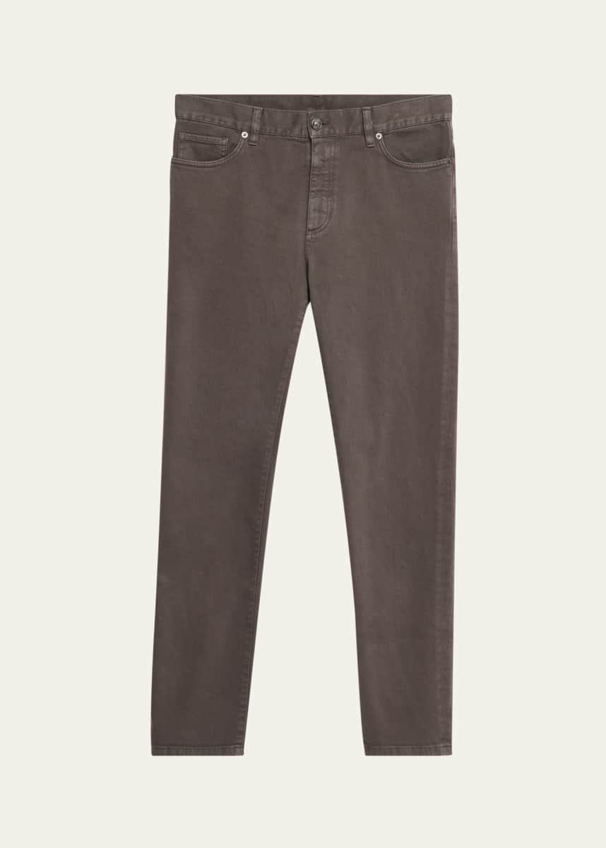 ZEGNA Men's Slim-Fit Delave Denim Pants