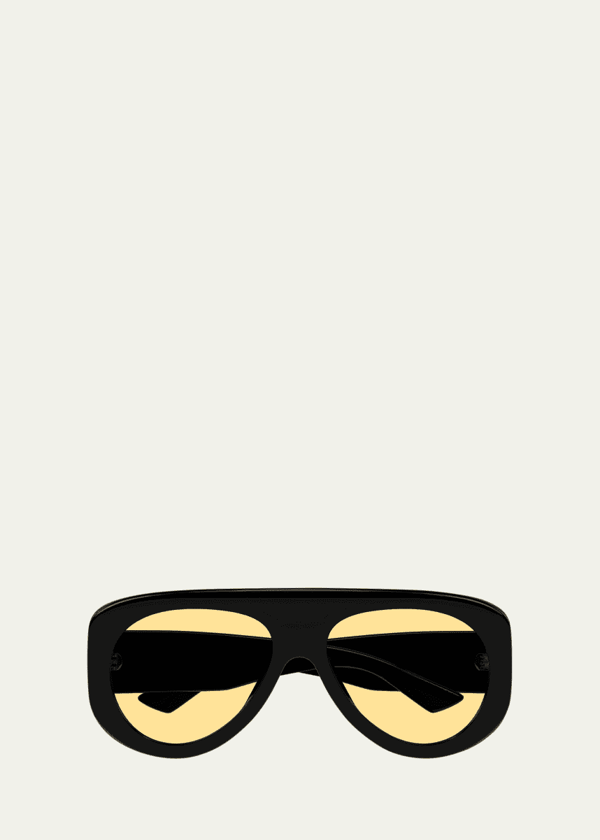 Bottega Veneta BV1362S Round Plastic Sunglasses