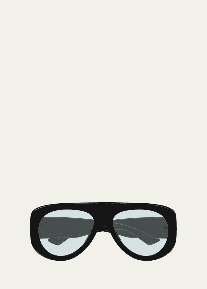 Bottega Veneta BV1362S Round Plastic Sunglasses