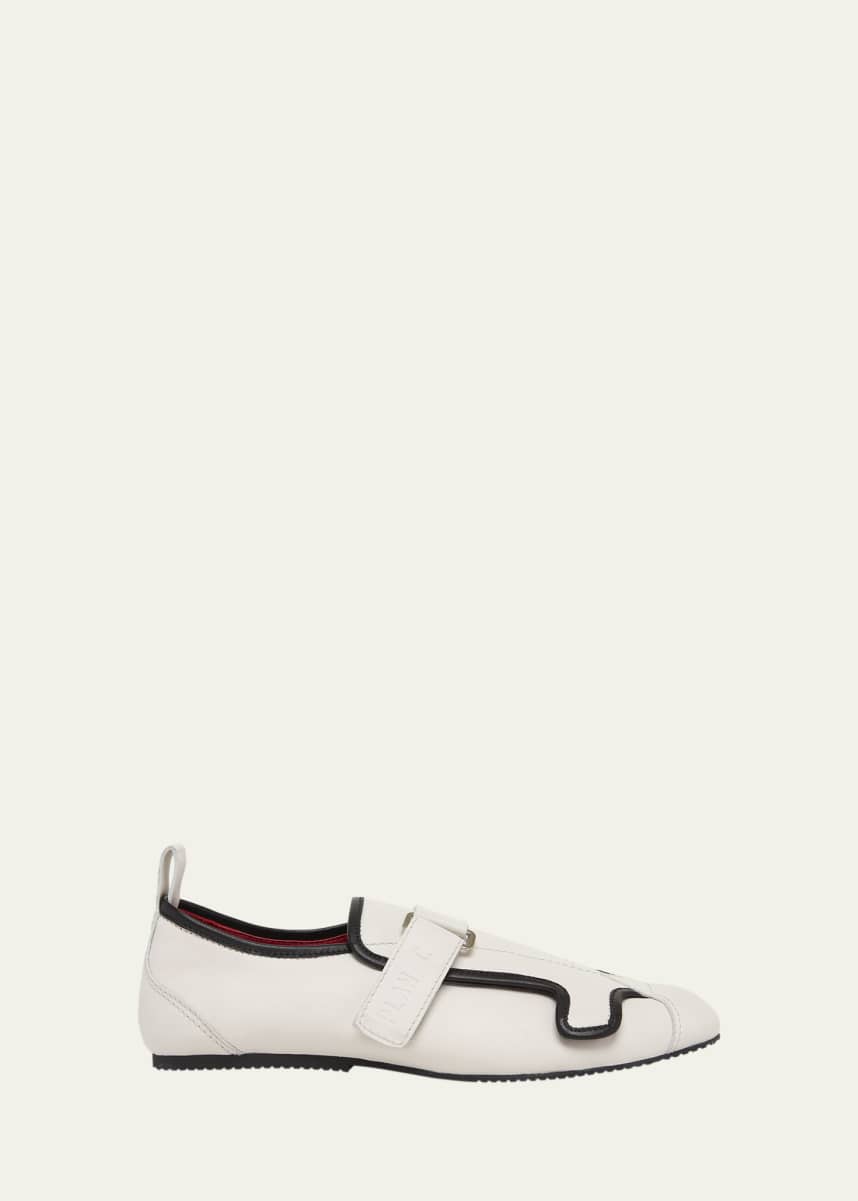 Plan C Ciclista Low-Top Leather Sneakers