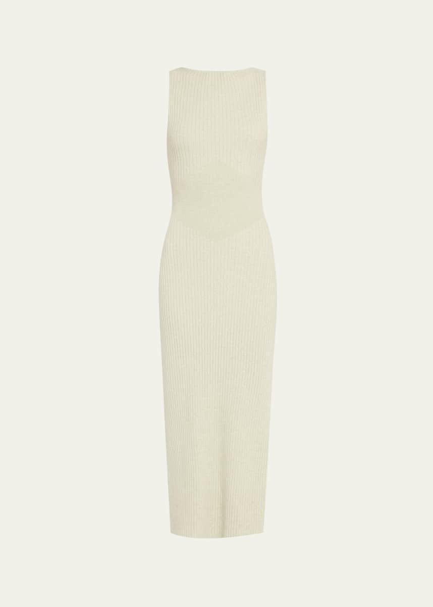 Anna Quan Dakota Sleeveless Rib Midi Dress