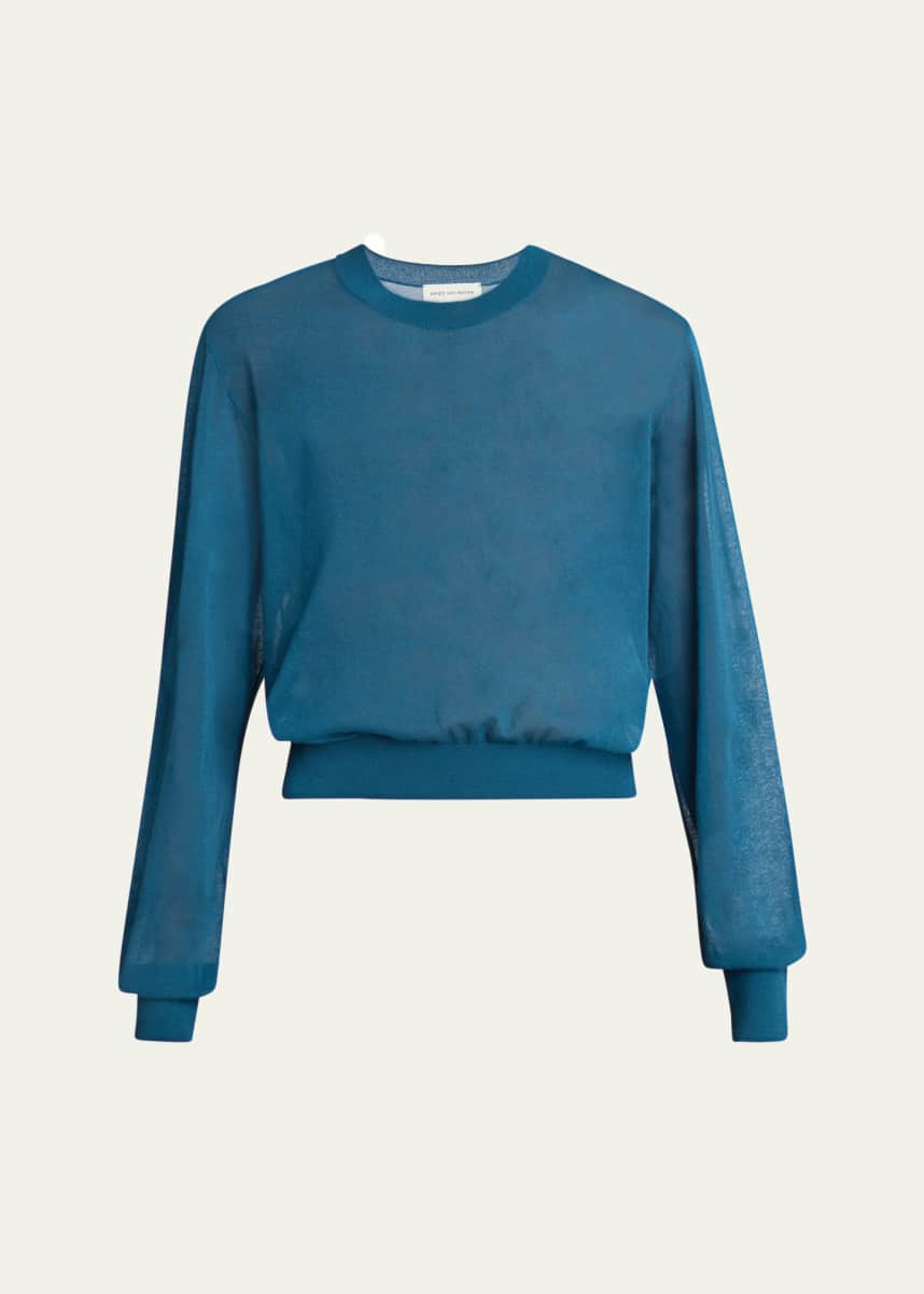 Dries Van Noten Tilly Cotton-Blend Sweater