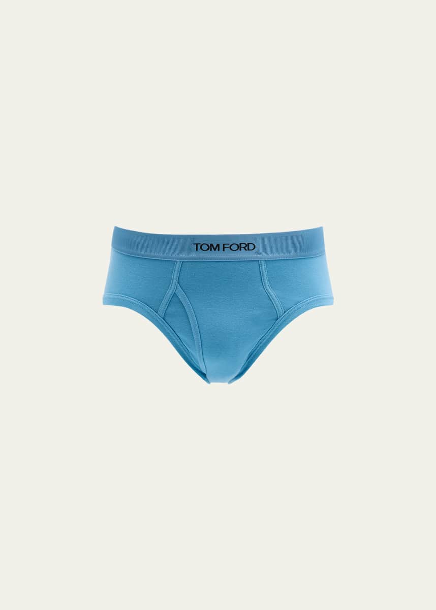TOM FORD Men's Cotton-Stretch Jersey Briefs