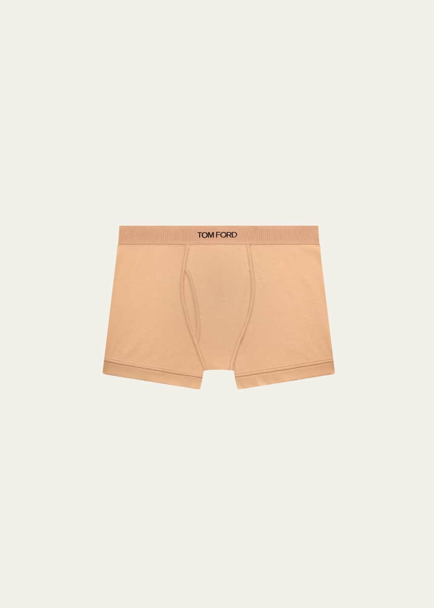 TOM FORD Men's Cotton-Stretch Jersey Boxer Briefs