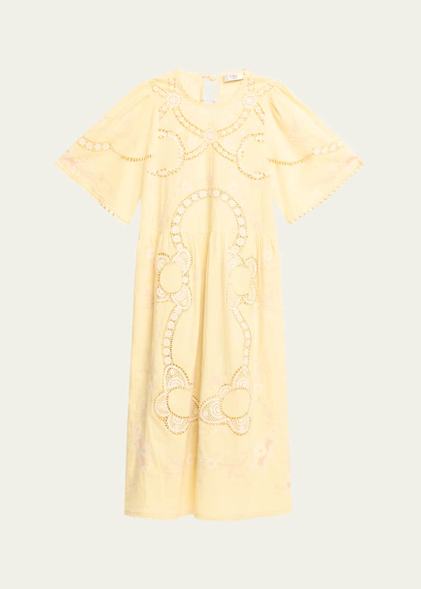 Sea Vesna Embroidered Midi Dress