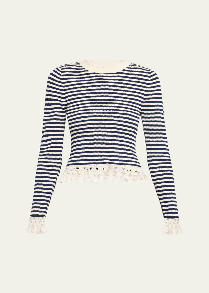 Sea Addy Stripe Long-Sleeve Top