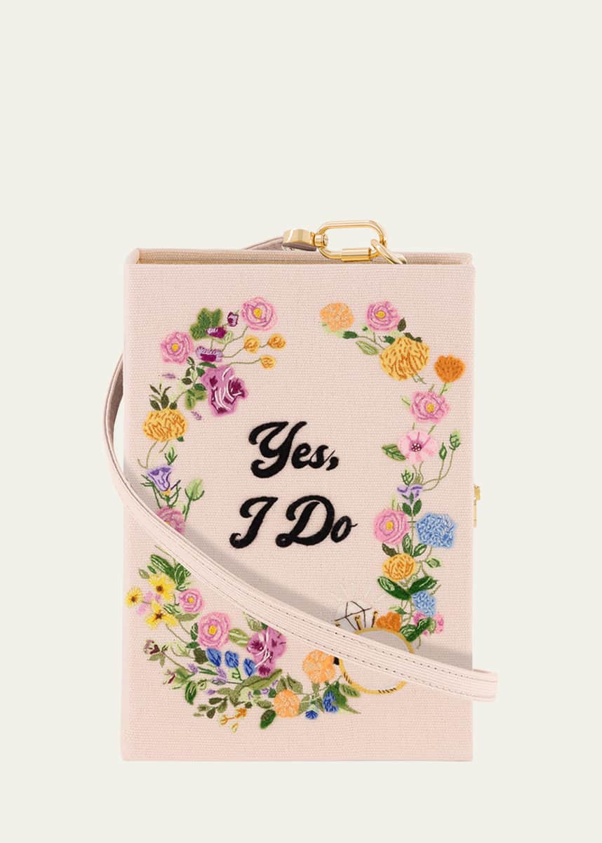 Olympia Le-Tan Yes, I Do Book Clutch Bag