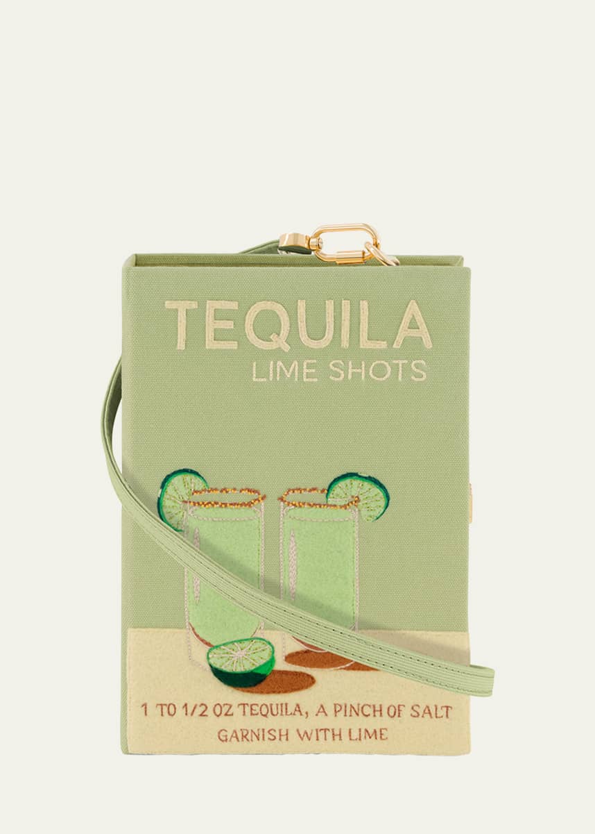 Olympia Le-Tan Tequila Lime Shots Book Clutch Bag