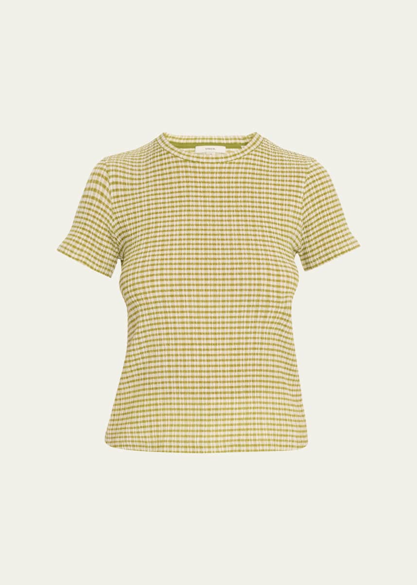Vince Short-Sleeve Crewneck Top
