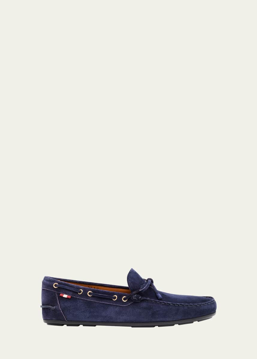 Bally Men's Clarkson Suede Boat Shoes