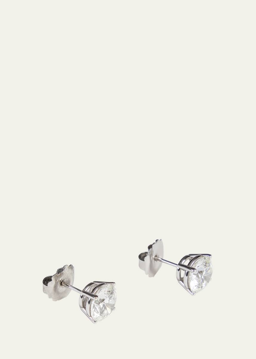 Kendall Row 14K White Gold Lab Grown Diamond Stud Earrings, 5.00tcw