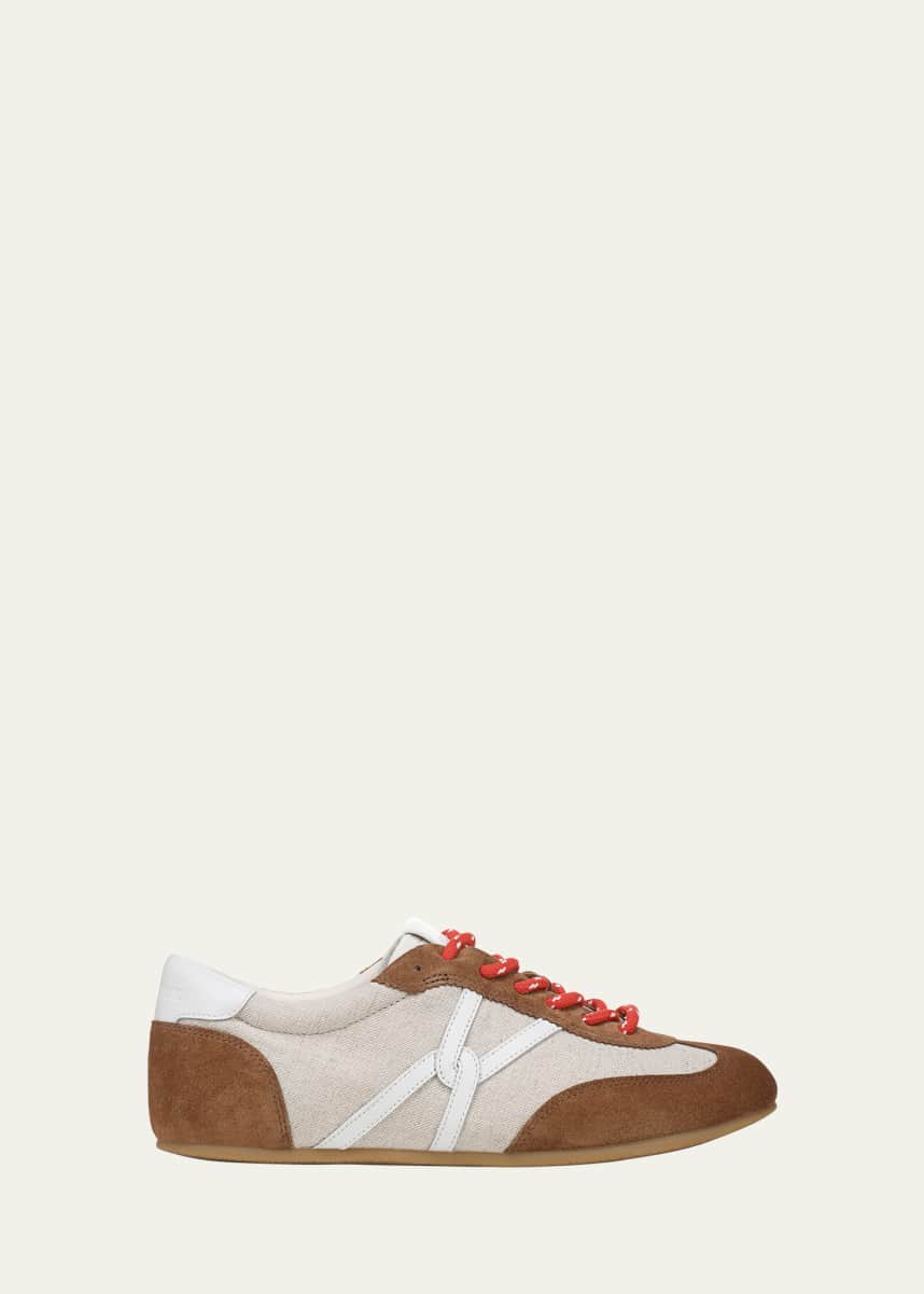 Veronica Beard Riviera Low-Top Suede Sneakers