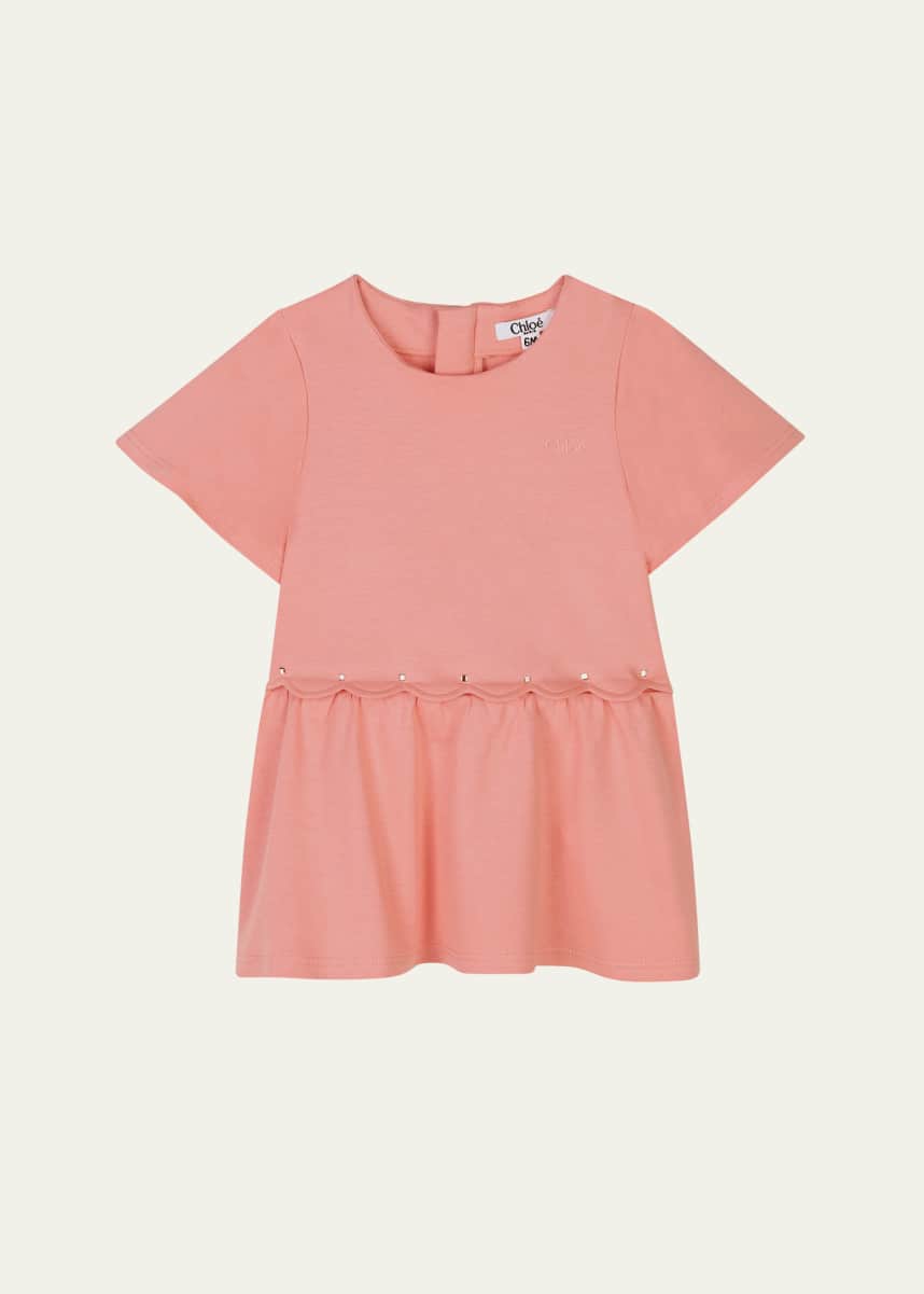 Chloe Girl's Embellished Short-Sleeve Dress, Size 12M-3