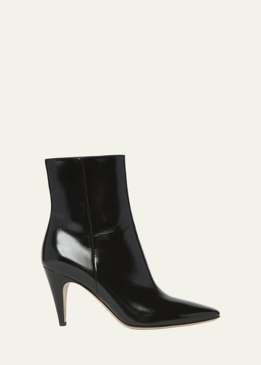 Gianvito Rossi Amelia Patent Leather Booties