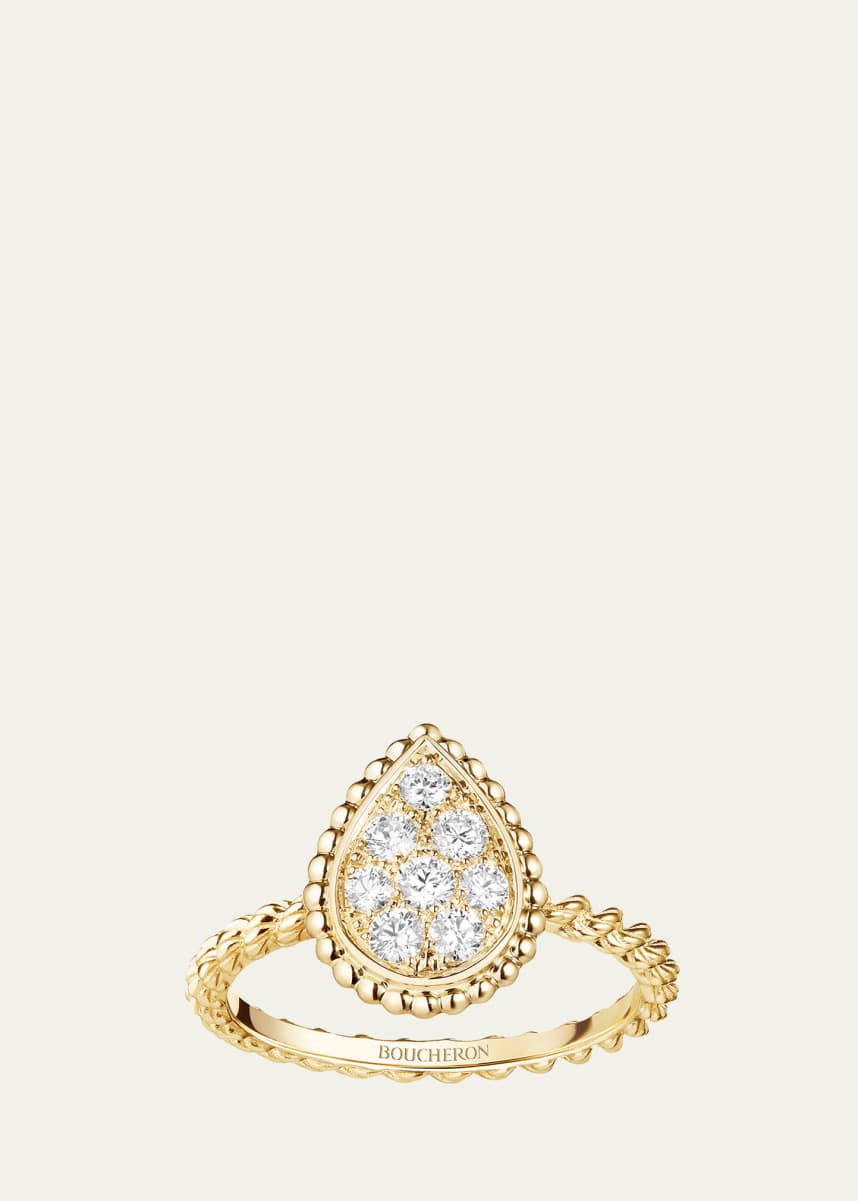 Boucheron Serpent Boheme S Motif Ring with Diamonds