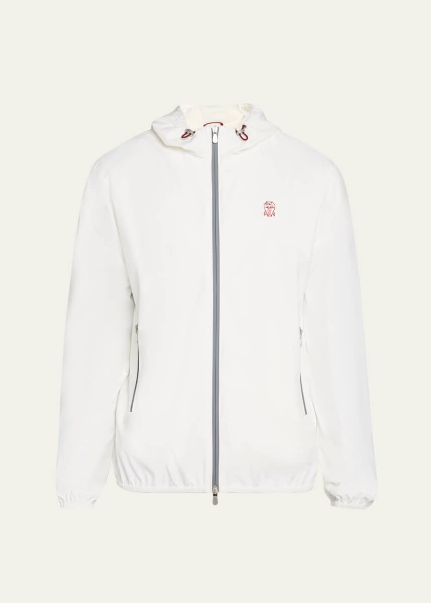 Brunello Cucinelli Men's Water-Resistant Full-Zip Jacket