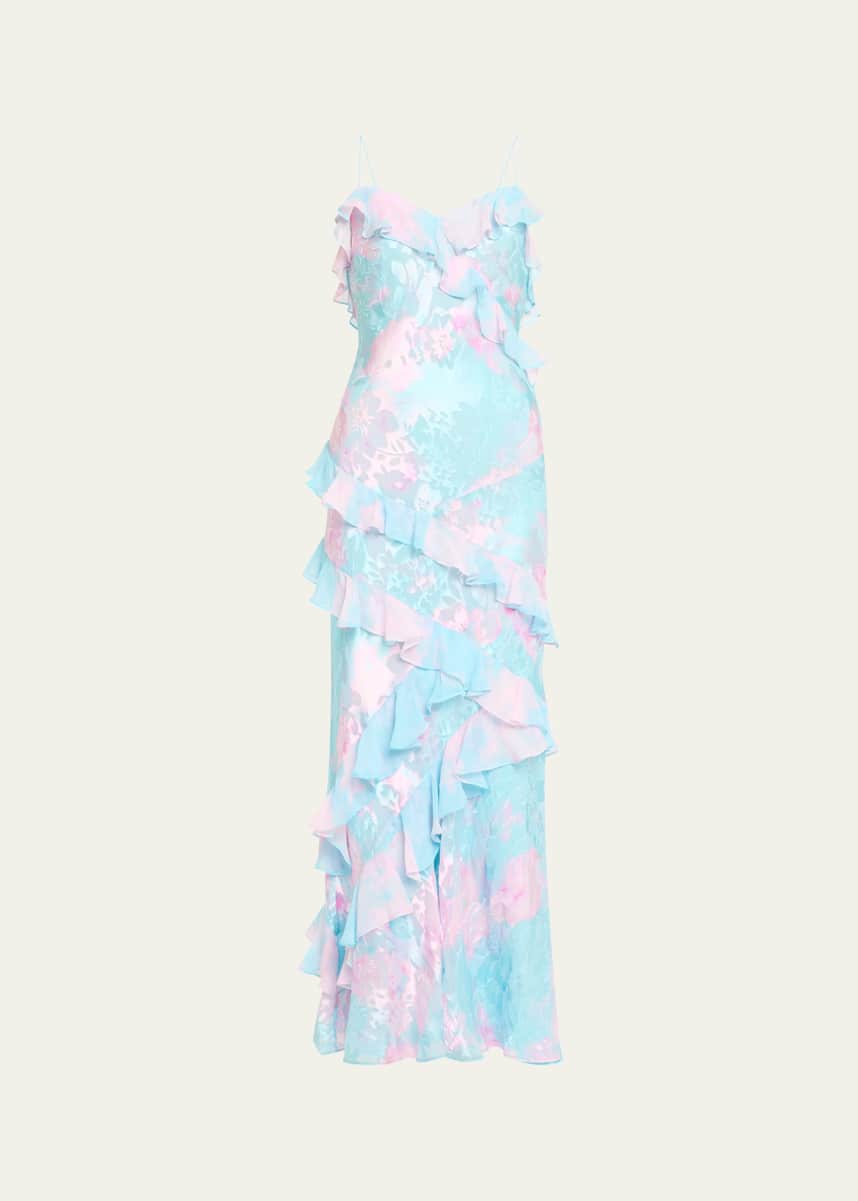 LoveShackFancy Rialto Silk Maxi Dress