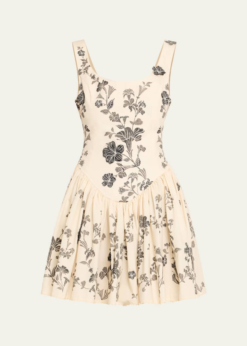 Agua by Agua Bendita Pluma Guayacan Mini Dress