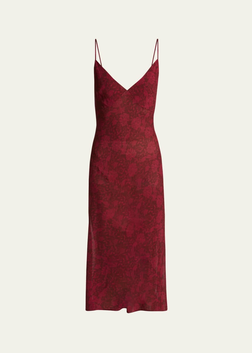 Dries Van Noten Denne Floral Midi Dress