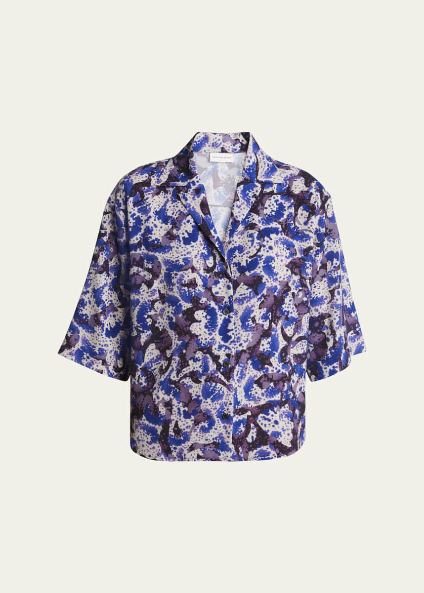 Dries Van Noten Cala Abstract Print Shirt