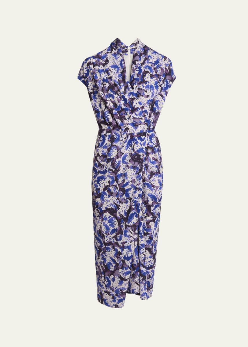 Dries Van Noten Dilian Printed Midi Dress