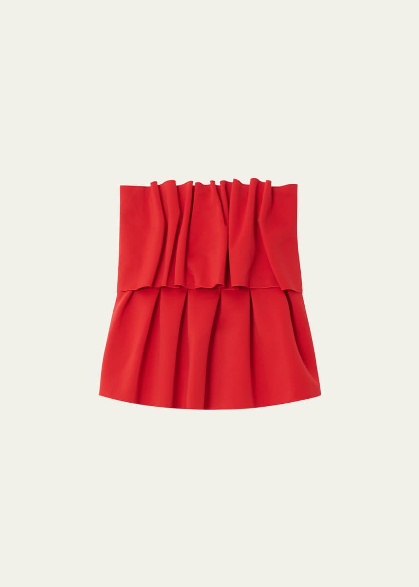House of Dagmar Sculpted Strapless Bustier Top