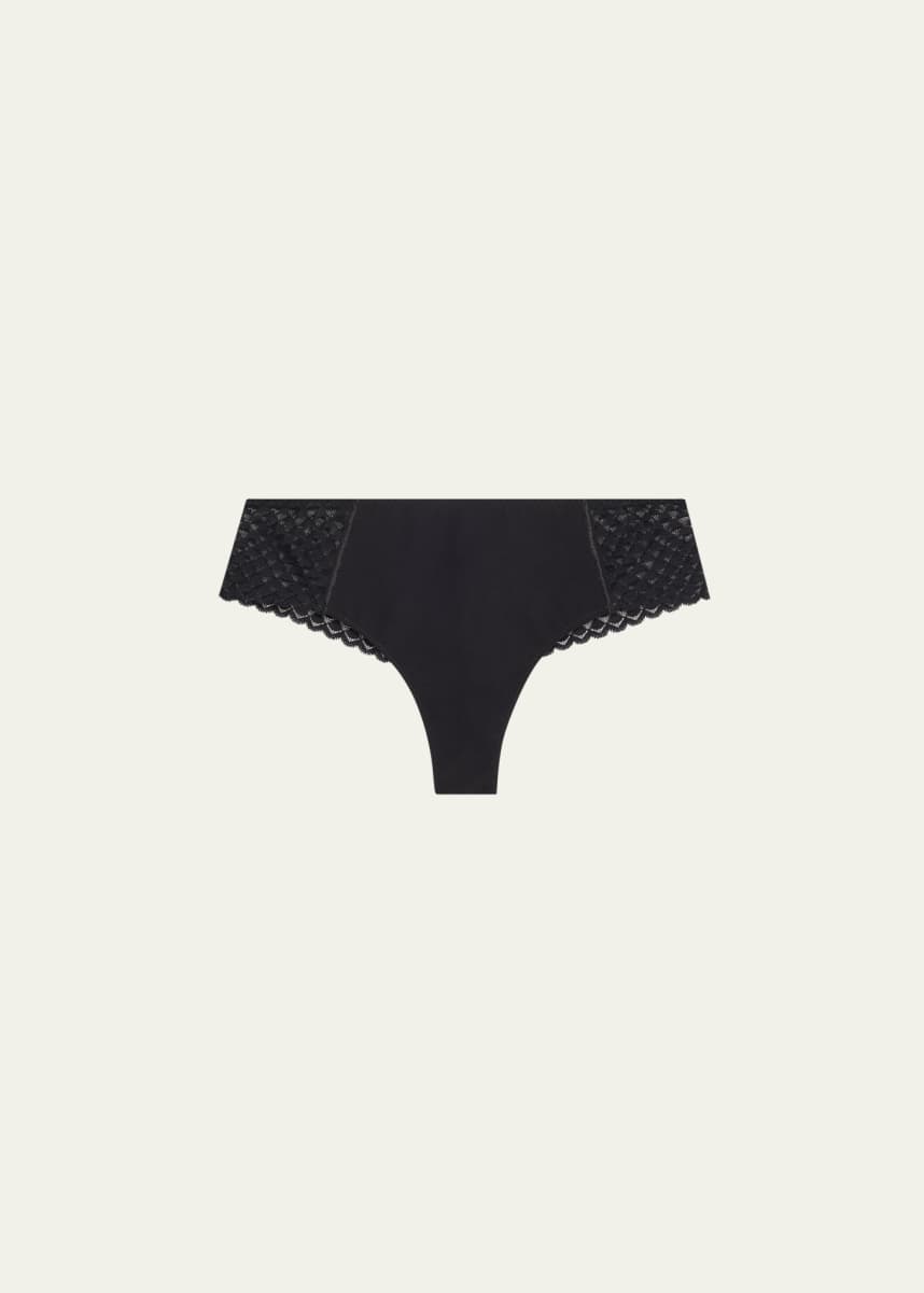 Simone Perele Subtile Low-Cut Microfiber & Lace Boyshorts