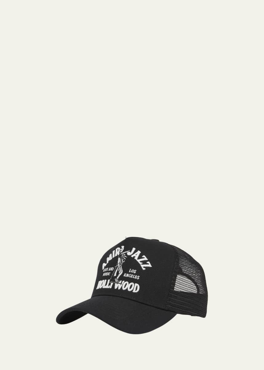 Amiri Men's Jazz Wolf Trucker Hat
