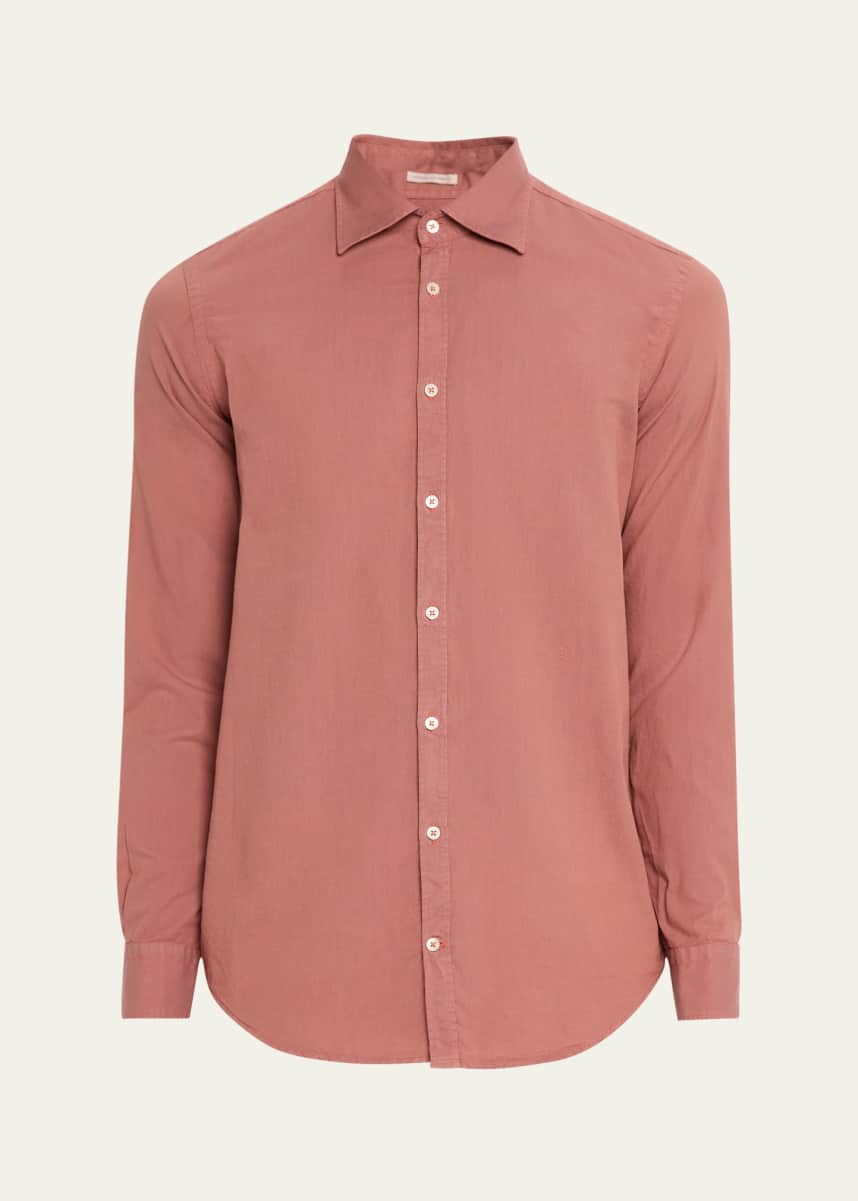 Massimo Alba Men's Genova Oxford Cotton Sport Shirt