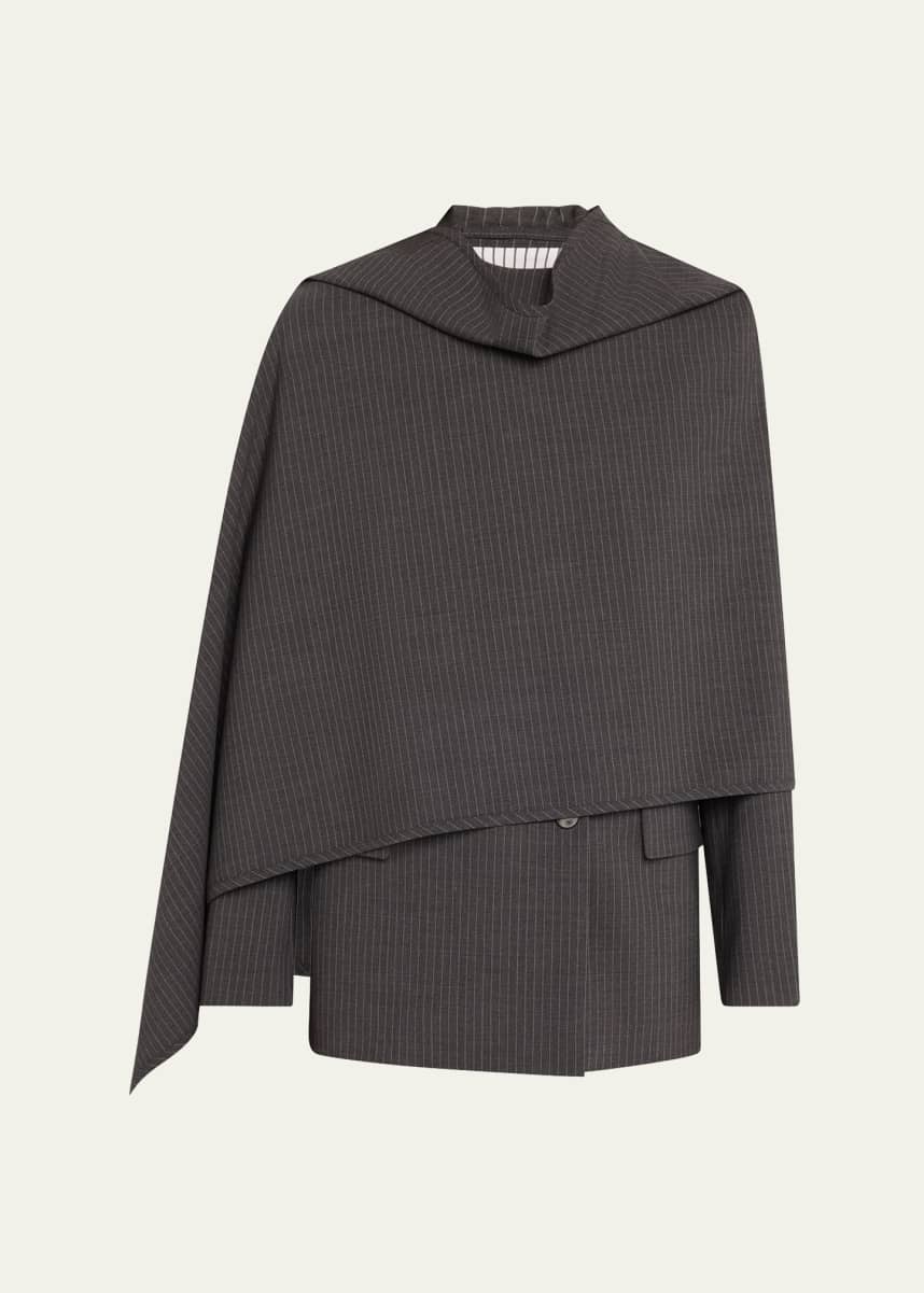 MARIA MCMANUS Cloak Double-Breasted Wool Blazer