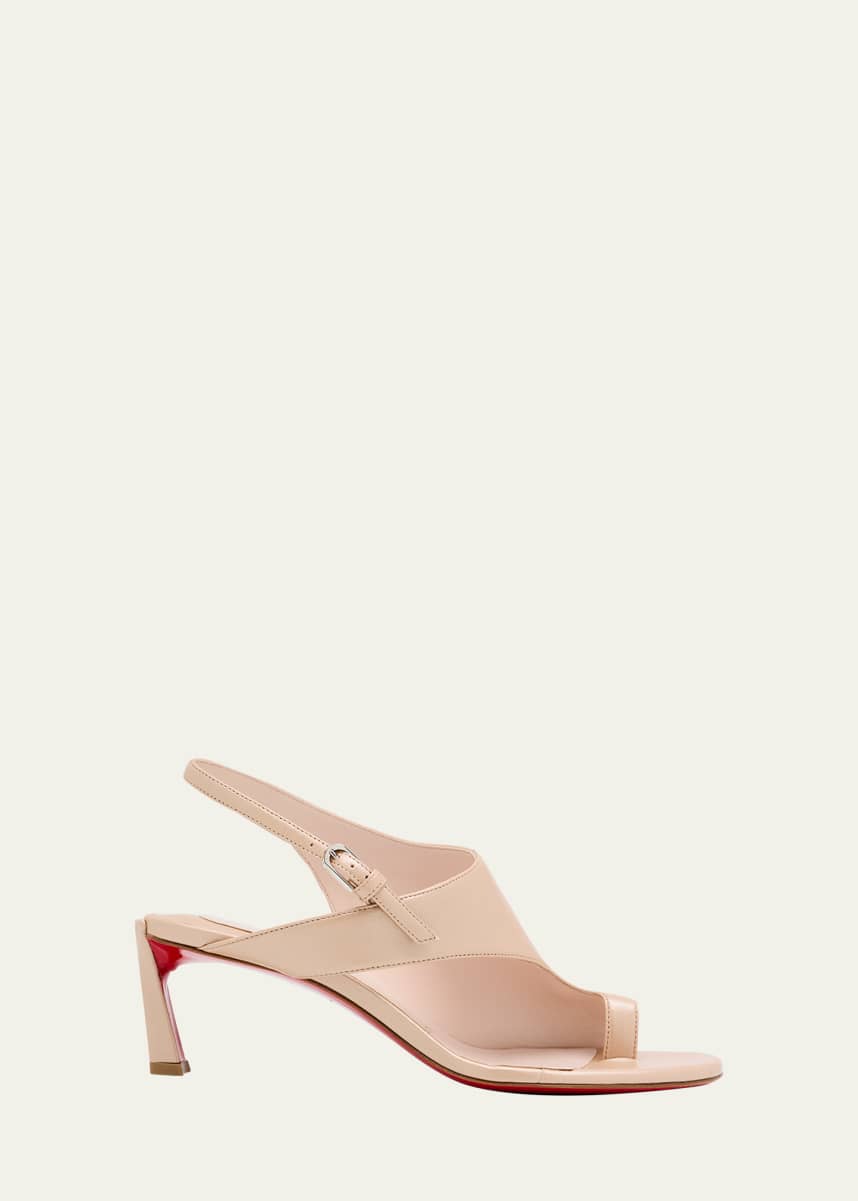 Christian Louboutin Viva Condora Asymmetrical Red Sole Sandals