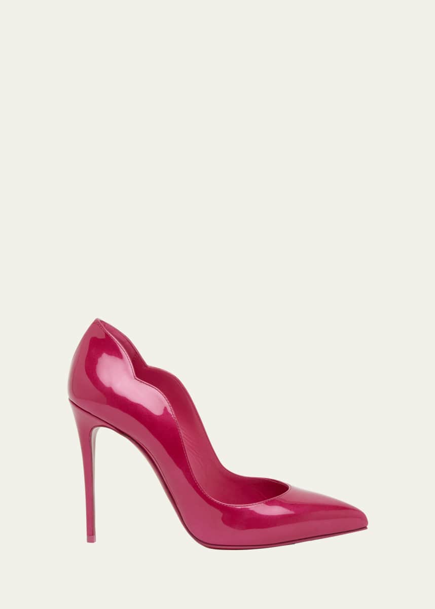 Christian Louboutin Hot Chick Patent Red Sole Pumps