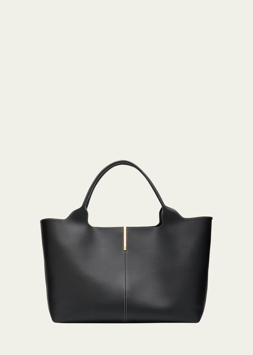 Tod's Calfskin Leather Shopping Tote Bag