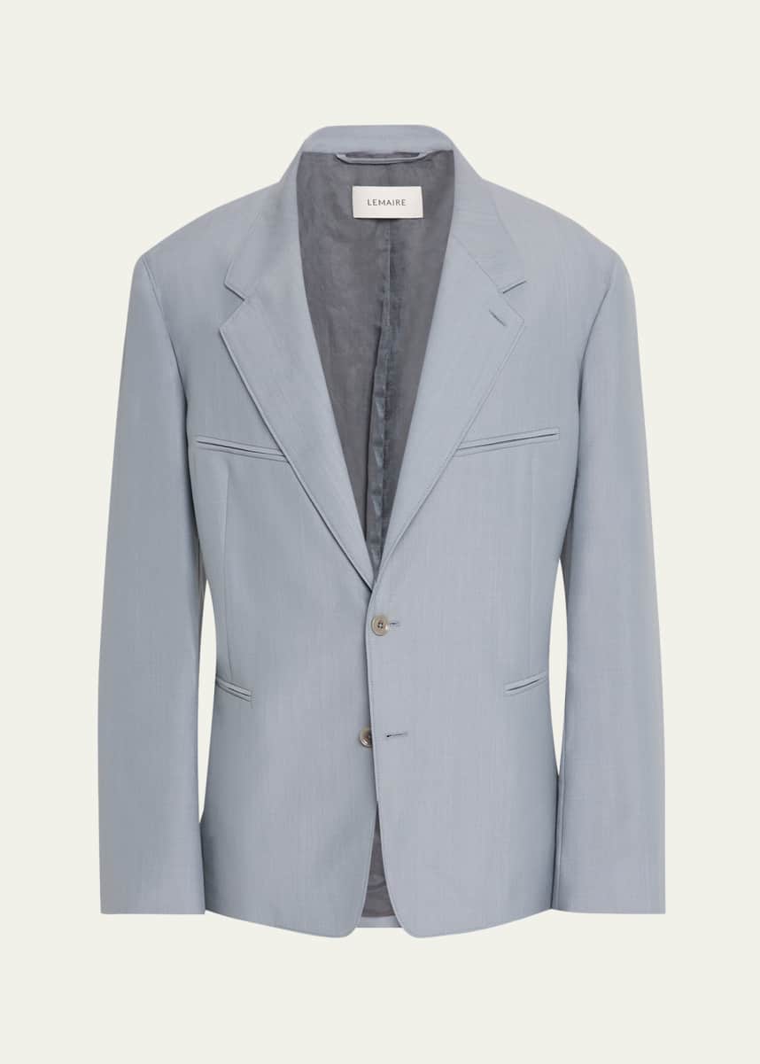 LEMAIRE Men's Tailored Melange Single-Breasted Jacket