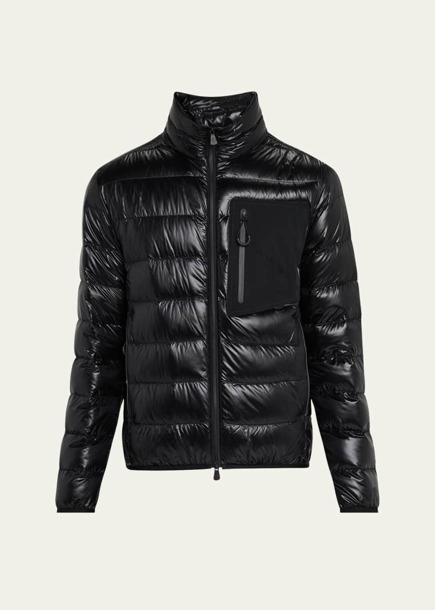 Moncler Grenoble Men's Fraser Shiny Ripstop Bomber Jacket