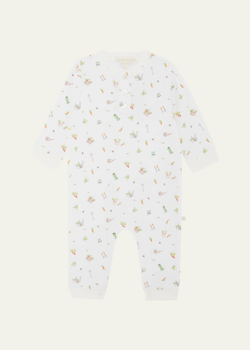 Marie Chantal Boy's Dan Little Gardener Coverall, Size Newborn-12M