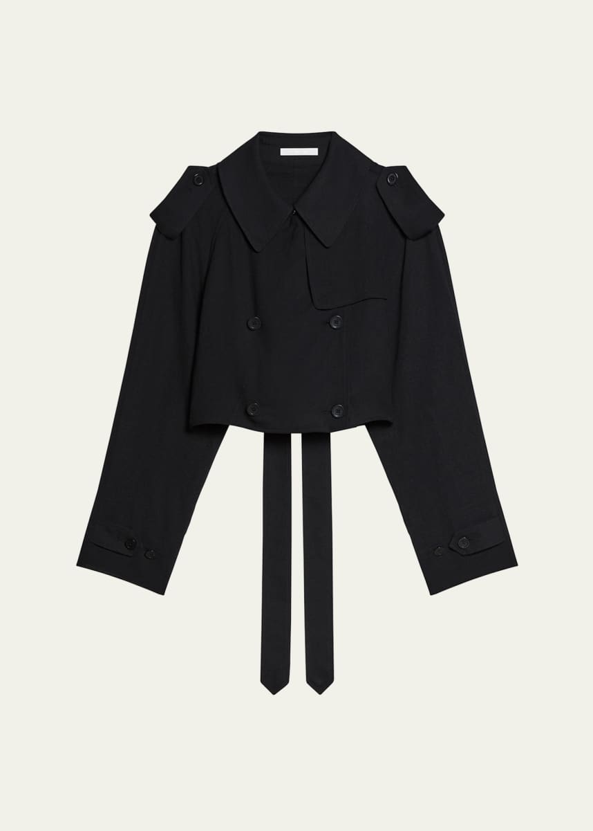 Helmut Lang Short Cocoon Trench Coat