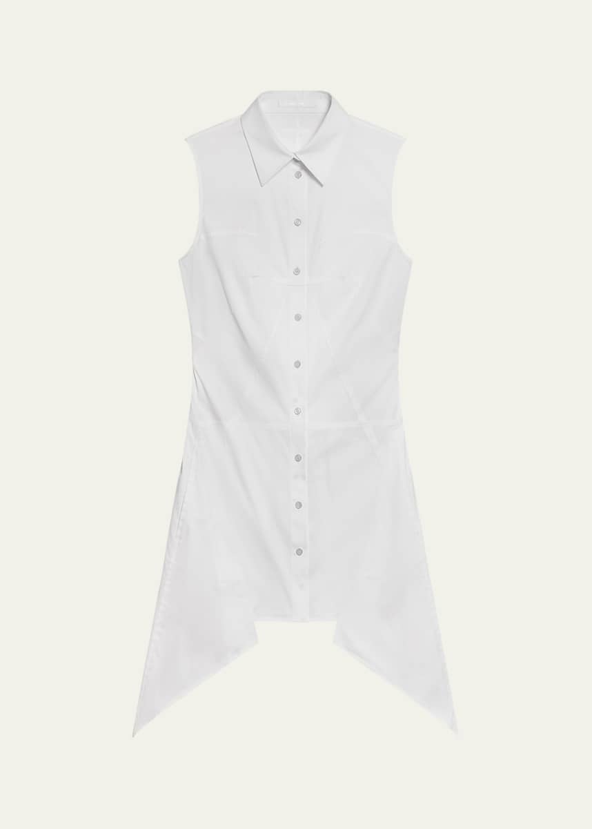 Helmut Lang Sleeveless Bustier Shirtdress