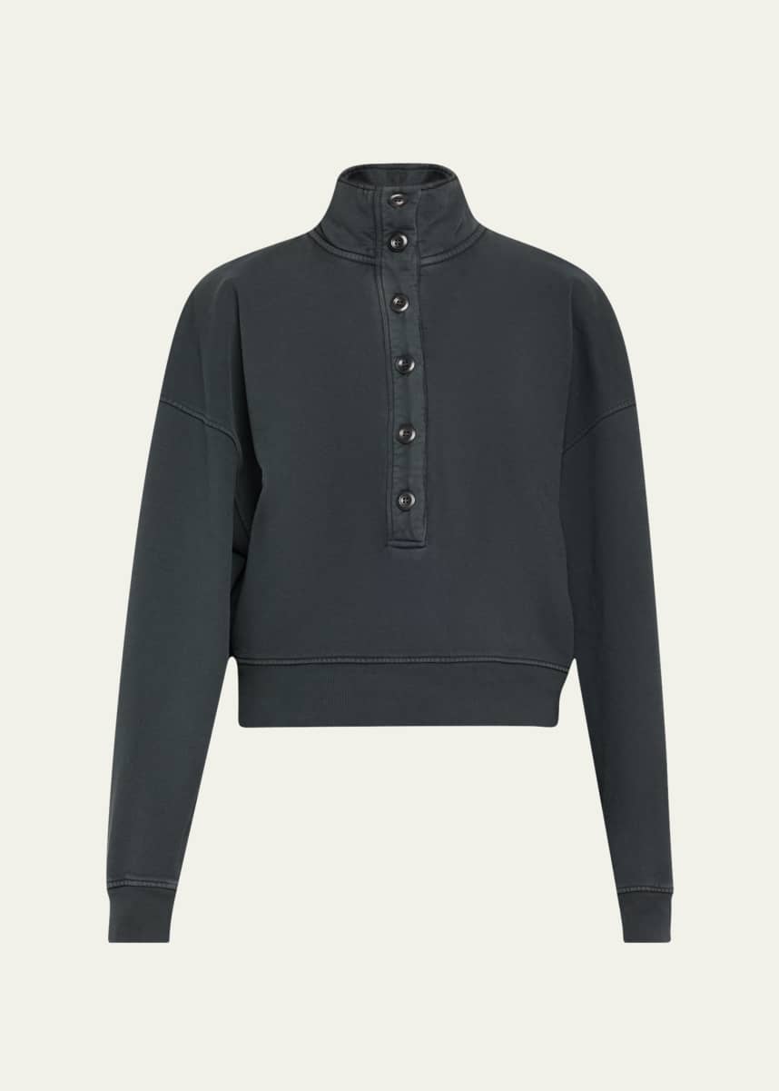Citizens of Humanity Mirelle Buttoned Pullover Sweatshirt