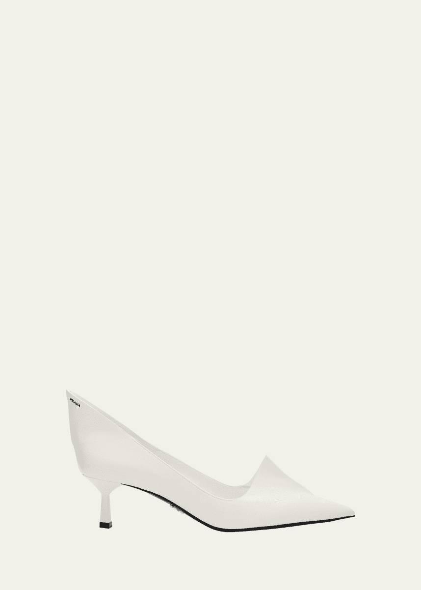 Prada Modellerie Spiked Leather Pumps