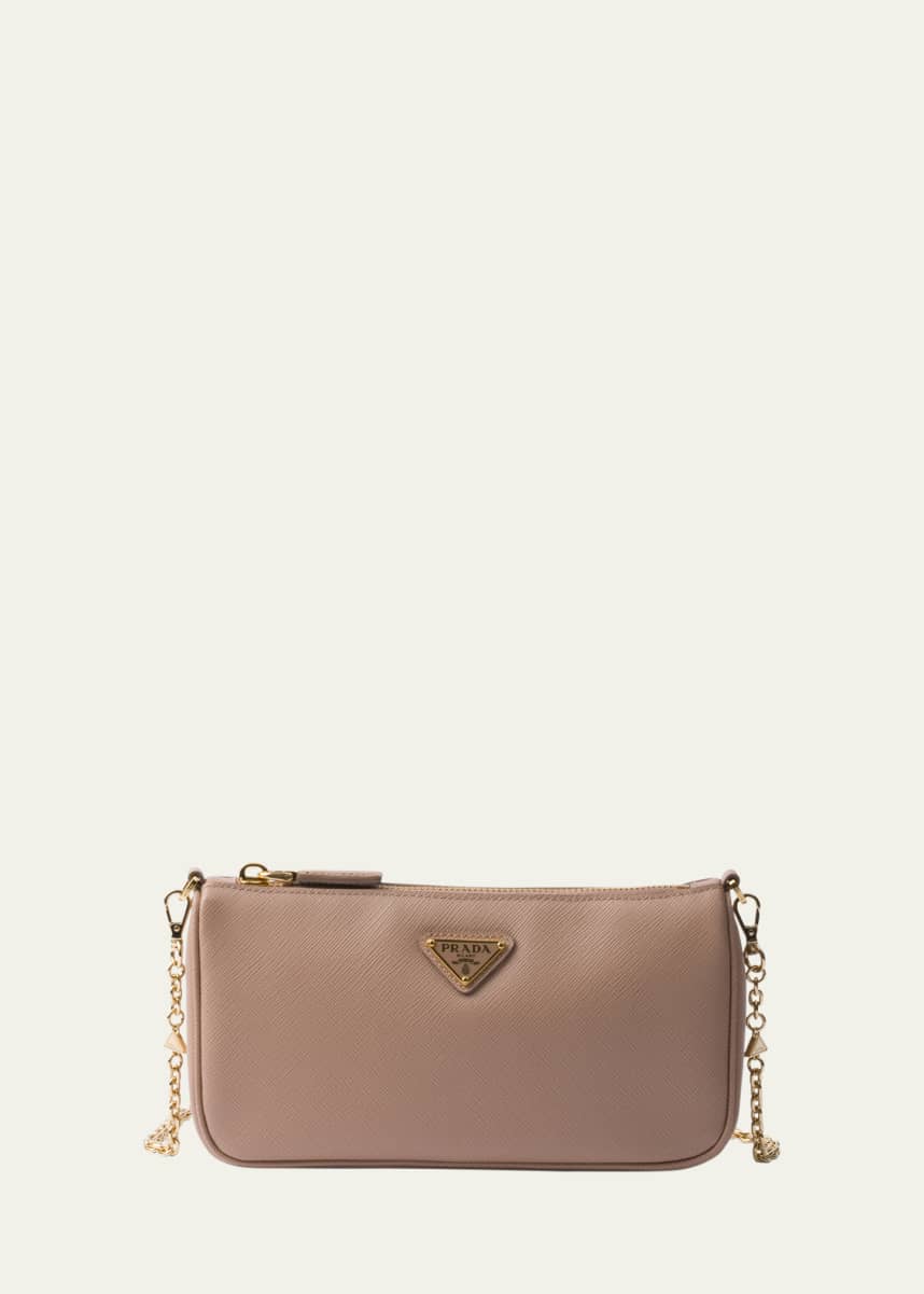 Prada Mini Saffiano Leather Shoulder Bag