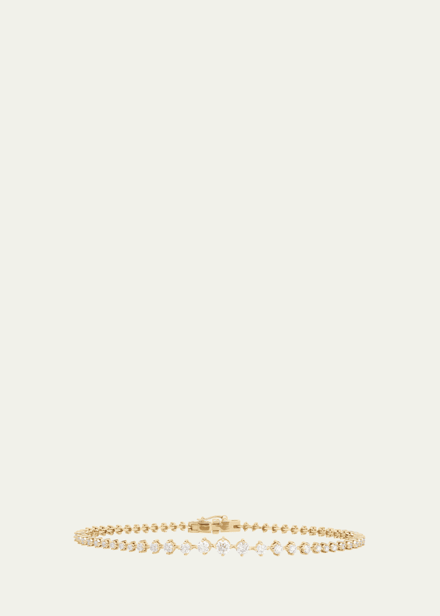 Lana Flawless Graduating Diamond Tennis Bracelet
