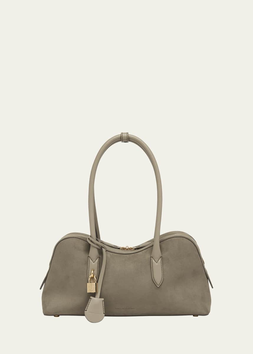 Stella McCartney Ryder Vegan Suede Shoulder Bag