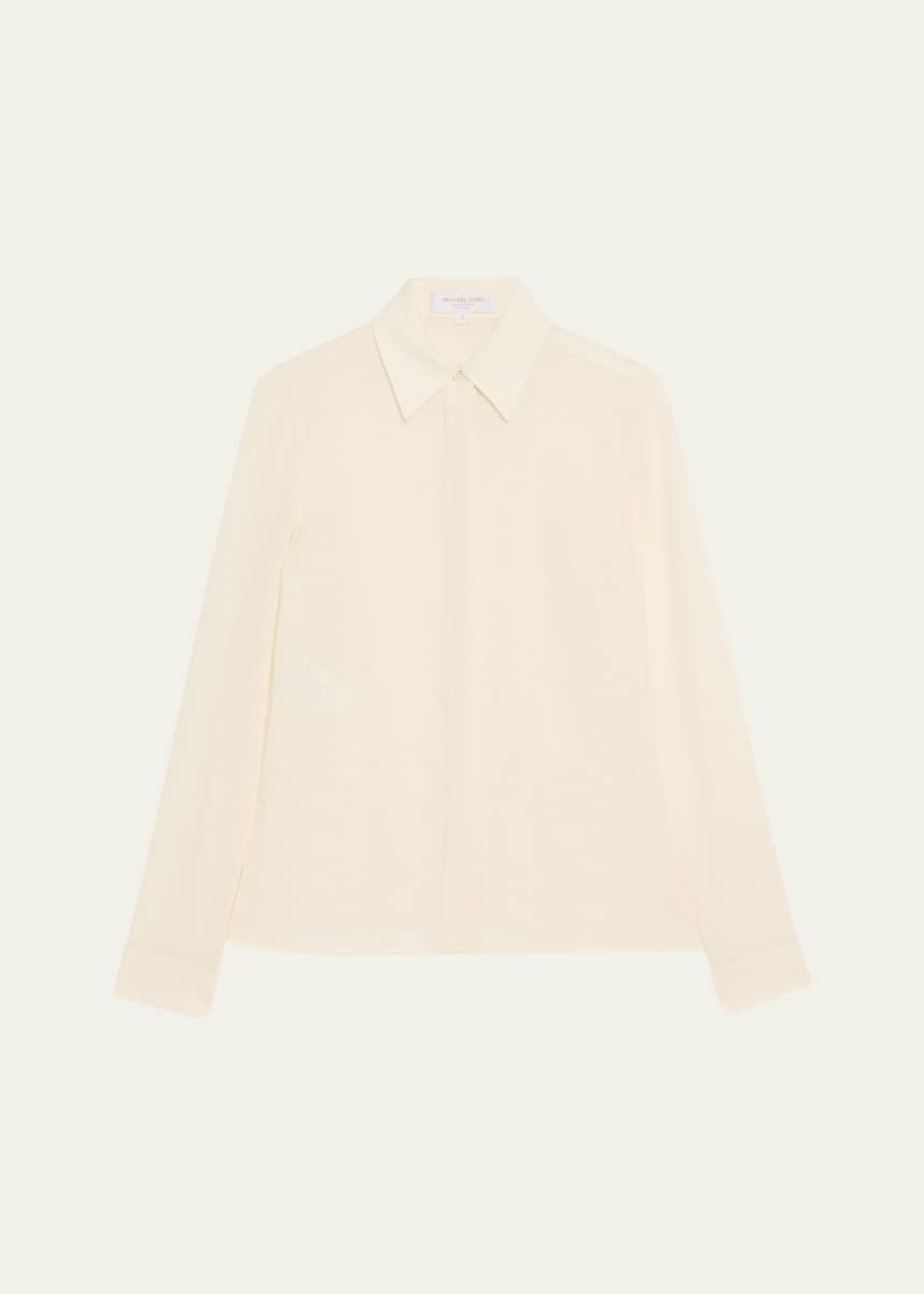 Michael Kors Collection Hansen Button Front Shirt