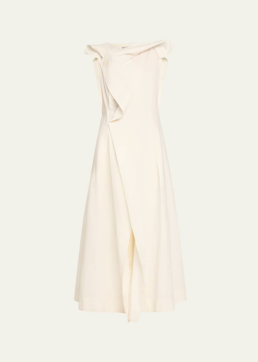 Issey Miyake Ample Long Pleated Vest