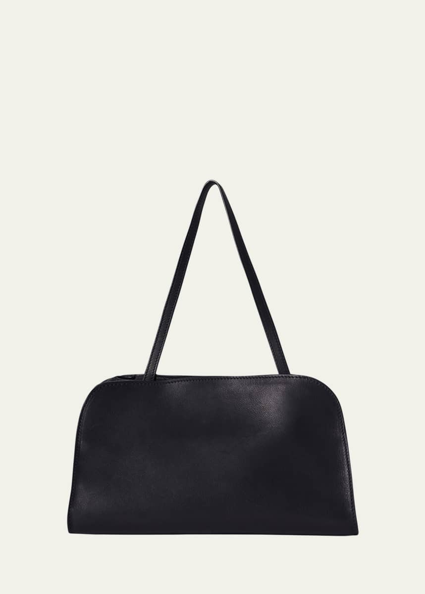 THE ROW Peggy Clutch Shoulder Bag in Saddle Leather